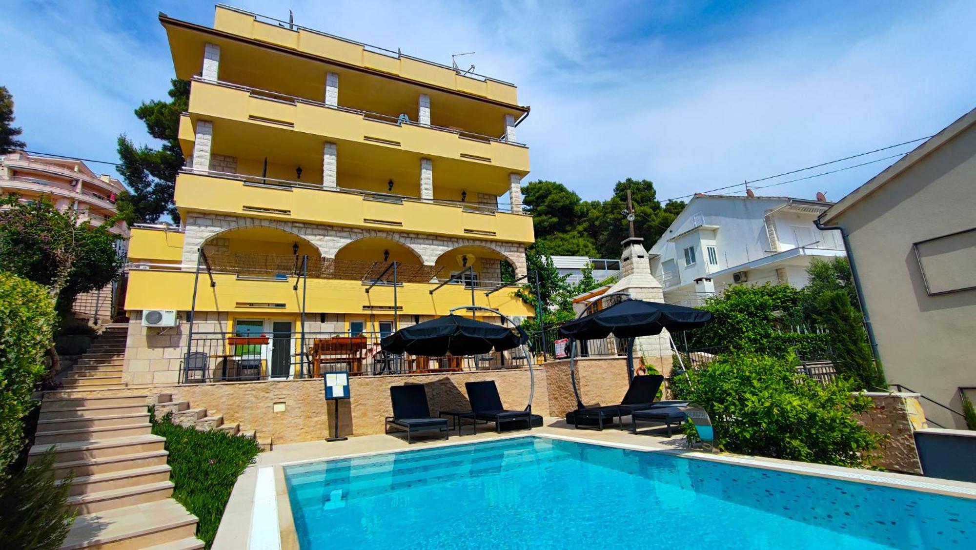 Villa Penava, Private Beach, Pool And 7Min To Trogir Eksteriør billede